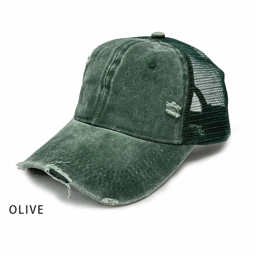 帽子 キャップ メンズ レディース  メッシュキャップ ウォッシュ加工 ダメージ加工 大きめ 深め スポーツ 男女兼用 野球帽 |  | 18