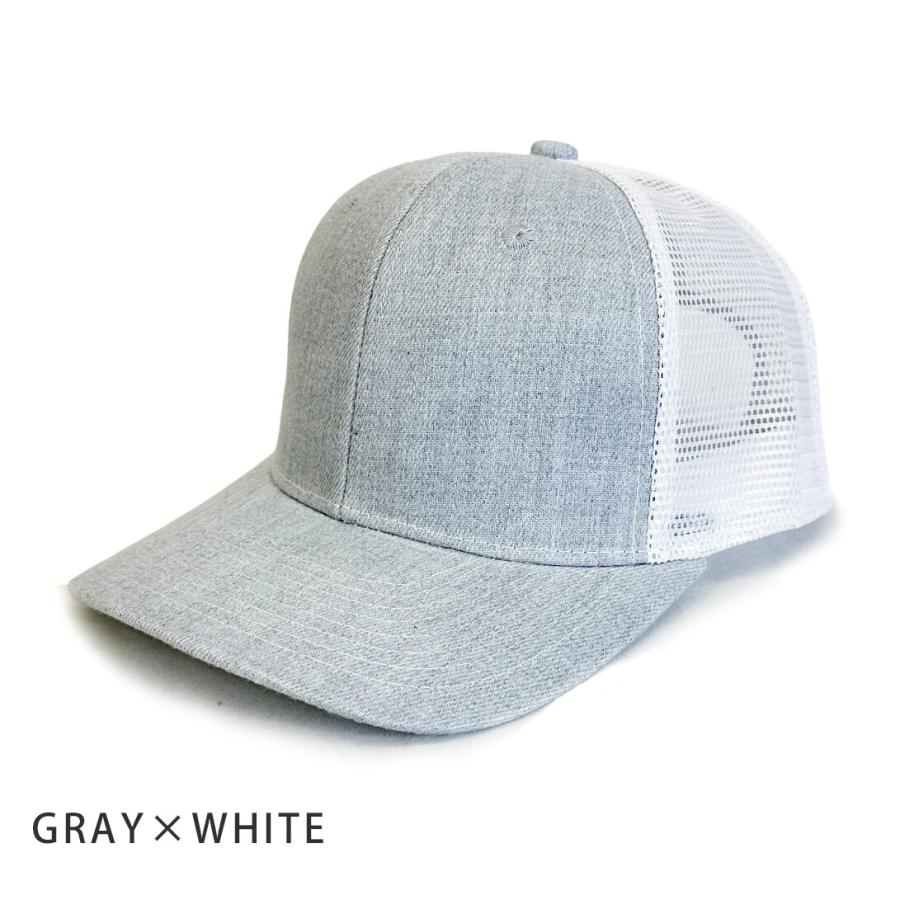 帽子 キャップ メンズ レディース  メッシュキャップ メッシュ 6パネル コットン ツイル 無地 大きめ 深め スポーツ 男女兼用 野球帽 |  | 05