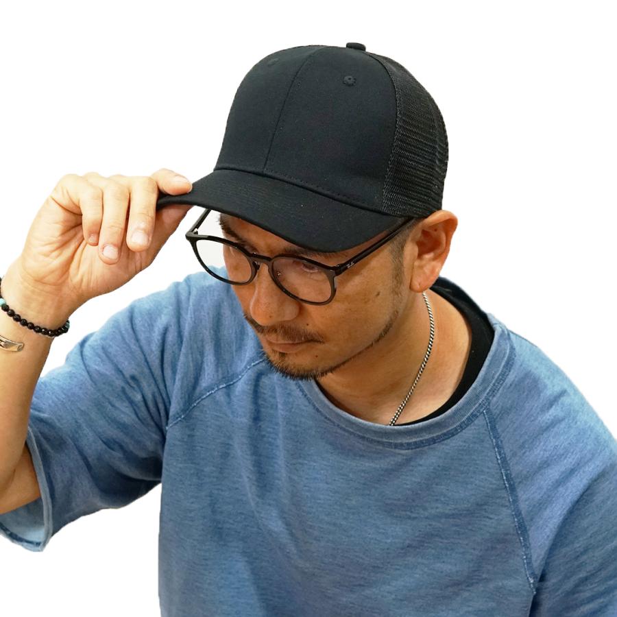 帽子 キャップ メンズ レディース  メッシュキャップ メッシュ 6パネル コットン ツイル 無地 大きめ 深め スポーツ 男女兼用 野球帽 |  | 06