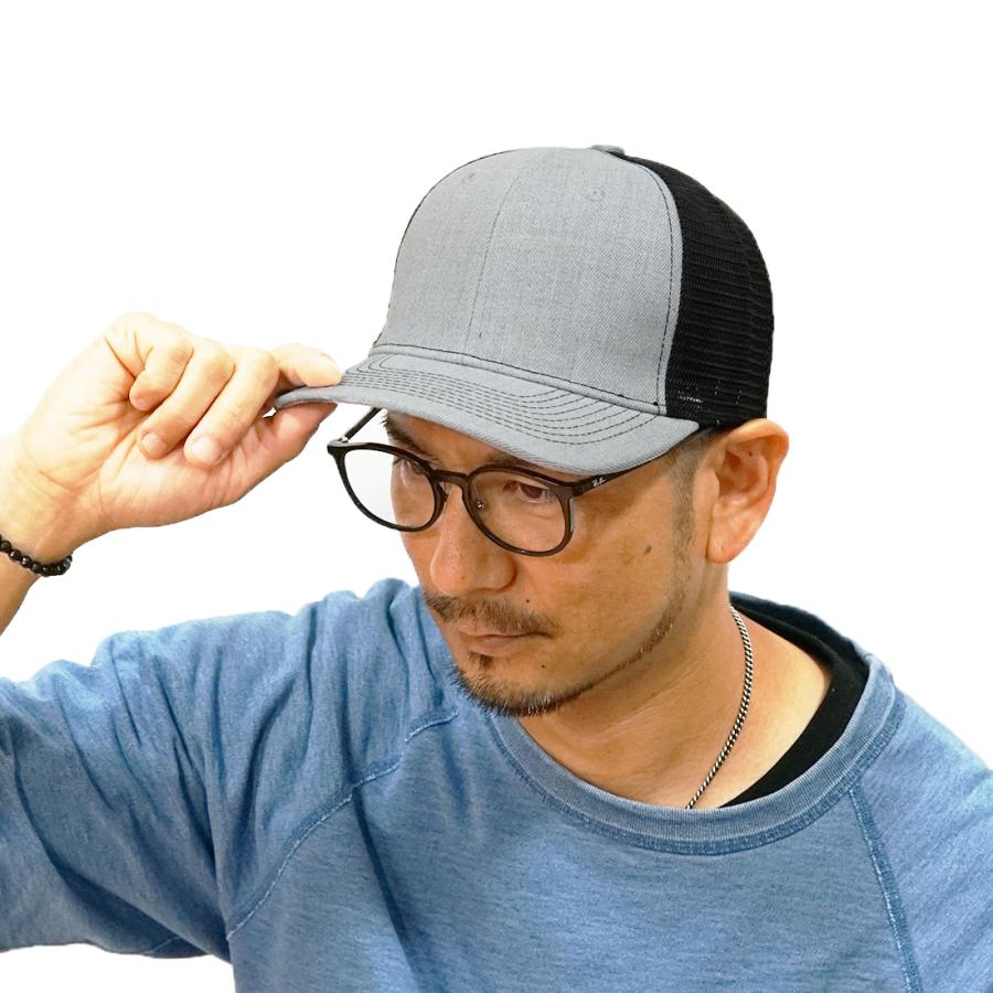 帽子 キャップ メンズ レディース  メッシュキャップ メッシュ 6パネル コットン ツイル 無地 大きめ 深め スポーツ 男女兼用 野球帽 |  | 07