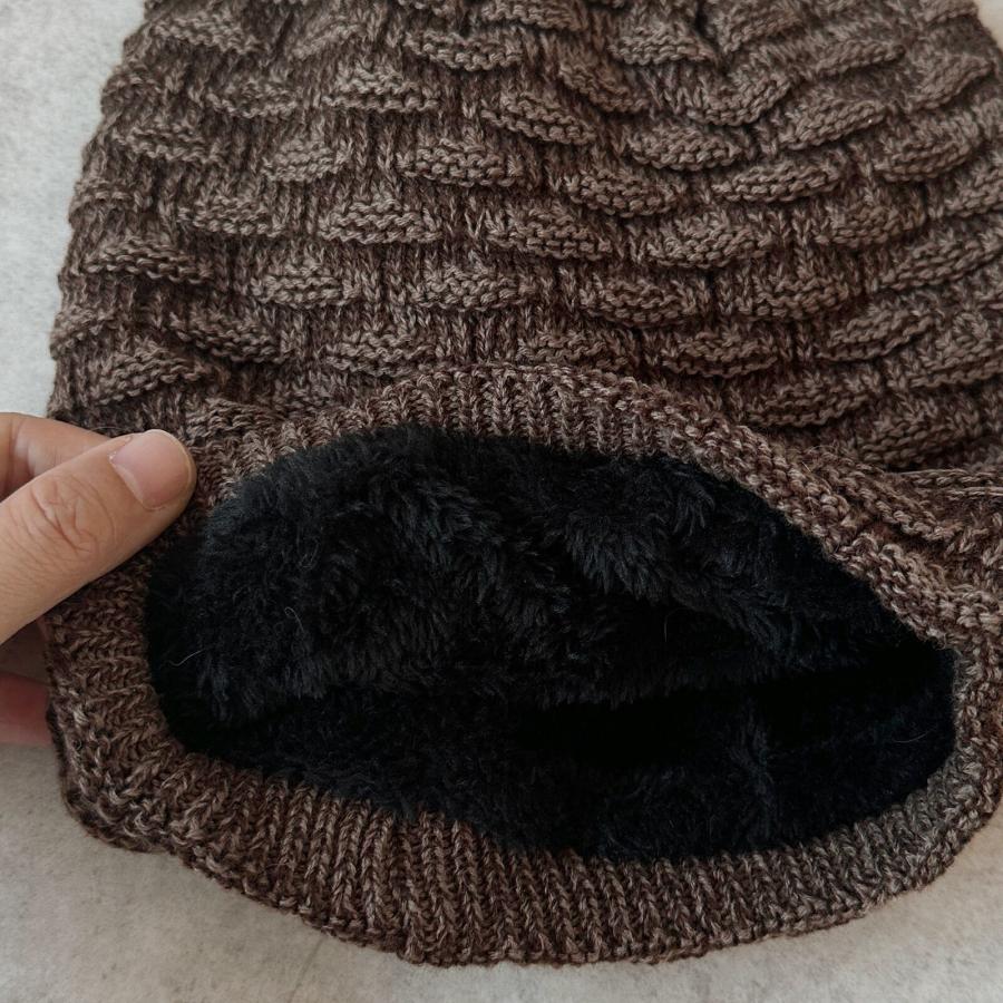 帽子 ニット帽 ニット帽子 ニット ニットキャップ 大きめ 深め 裏ボア ボア付き メンズ レディース 男女兼用 秋冬 防寒 防寒対策 大人 スポーツ |  | 07