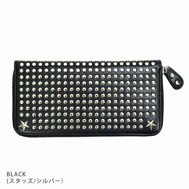 KMRii 長財布　スカル　ラウンドジップ　スタースタッズ　レザー 楽天市場】Roen ロエン 財布 ウォレット 長財布 ラウンドジップ