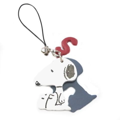 SNOOPY スヌーピー ストラップ 座り : keyshop99 Yahoo!店