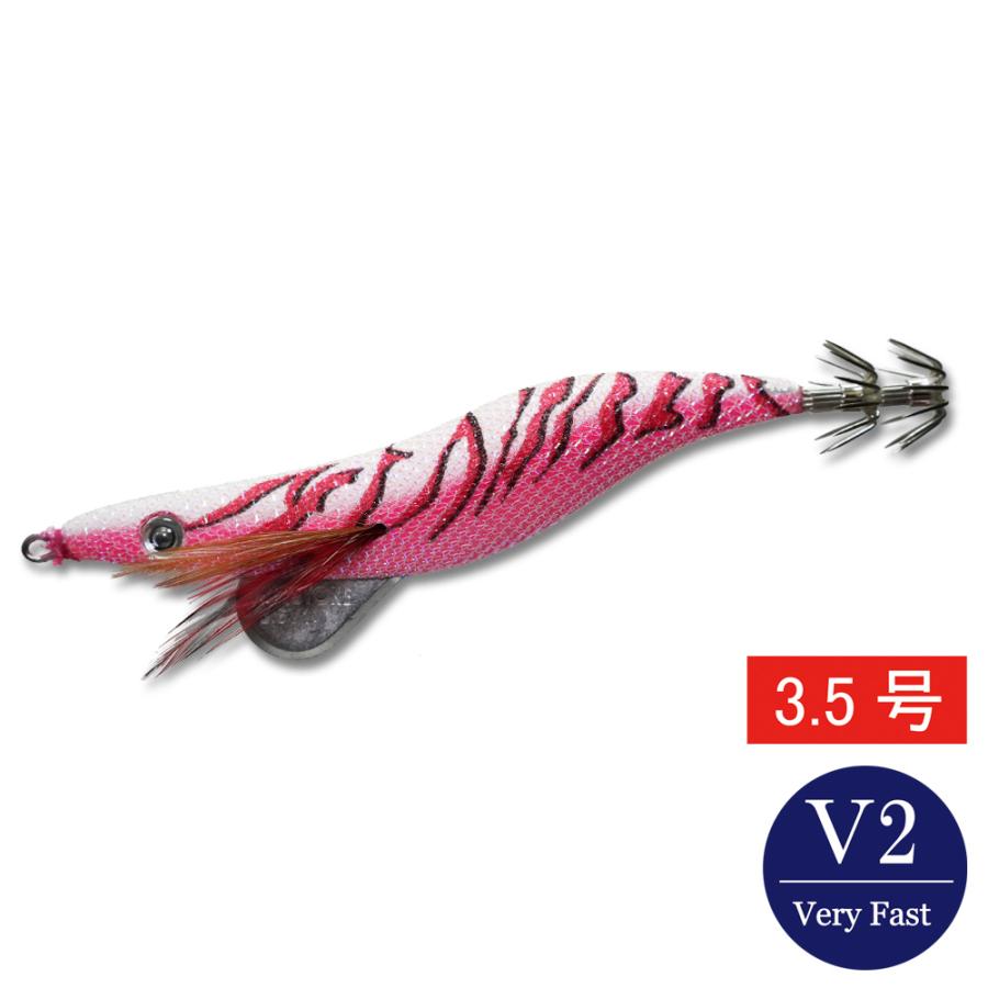 KEYSTONE（キーストン） エギシャープ 3.5号V2 ピンクフルグロー赤侍