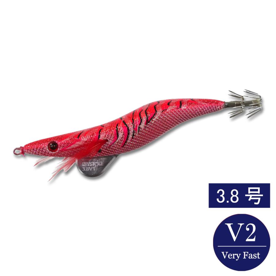 KEYSTONE（キーストン） エギシャープ 3.8号V2 赤侍レッドキング