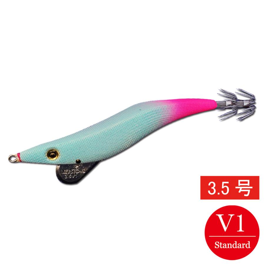 邪道エギ 早福型 邪道編 3.5号V1 ブルーグローピンク ヤリイカ エサ