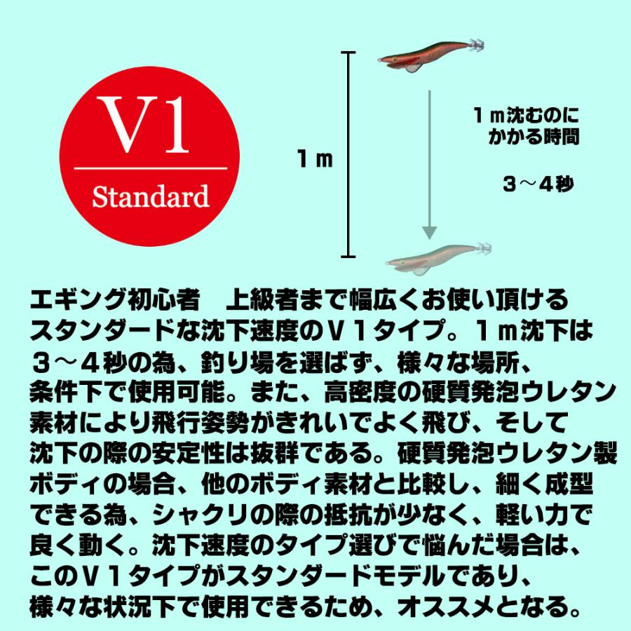 エギシャープ 3.5号V1 シズクグローパープル｜keystone-ds｜03