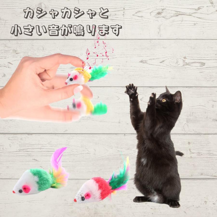猫のおもちゃ ねずみのおもちゃ 5点セット 猫ちゃん大興奮 猫 おもちゃ