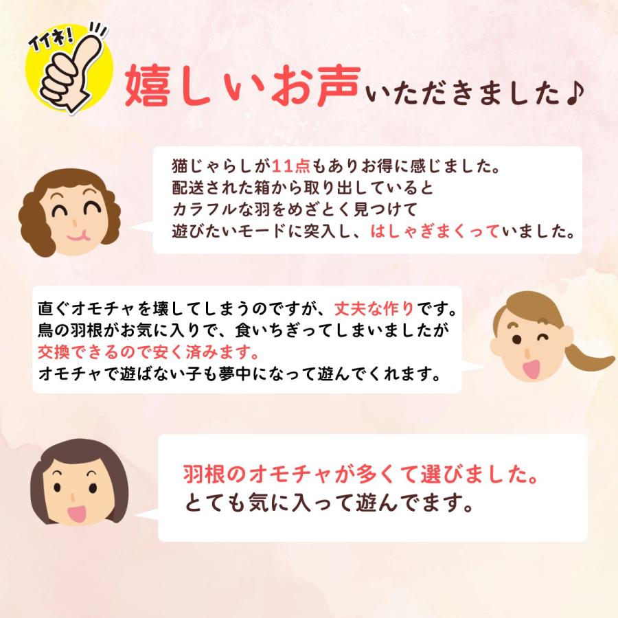 猫 おもちゃ 猫じゃらし ねこじゃらし 【11点セット】 猫おもちゃ 猫グッズ 猫用おもちゃ ボール 猫用品 運動 ひも ねこ 遊び ネコおもちゃ 鳥の羽 鳥のハネ |  | 16