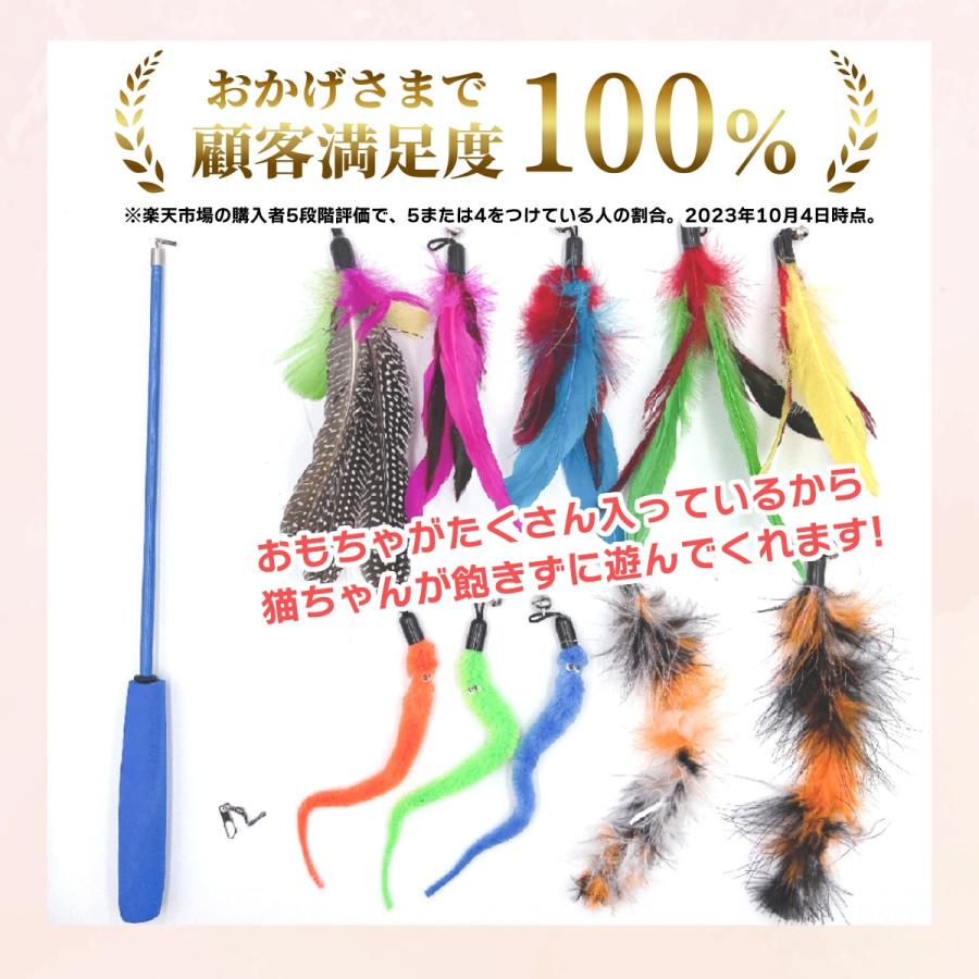 猫 おもちゃ 猫じゃらし ねこじゃらし 【11点セット】 猫おもちゃ 猫グッズ 猫用おもちゃ ボール 猫用品 運動 ひも ねこ 遊び ネコおもちゃ 鳥の羽 鳥のハネ |  | 02