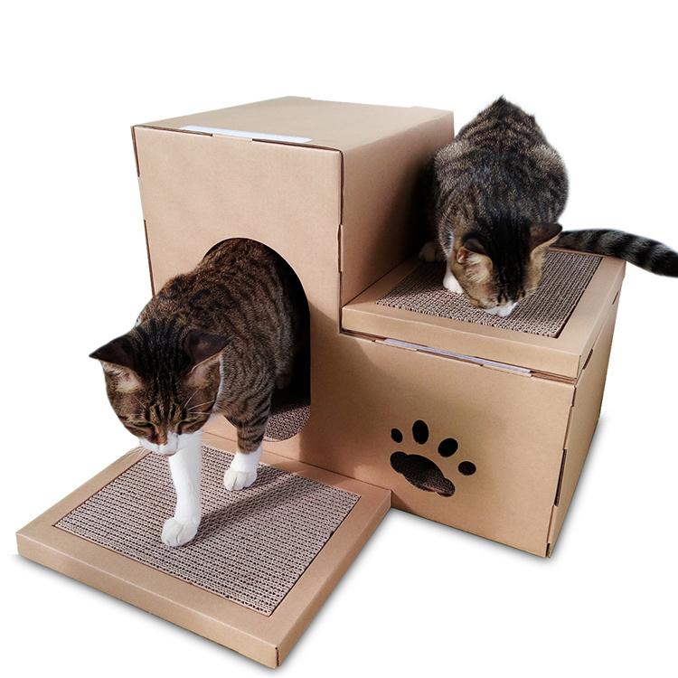 爪とぎ 猫 おしゃれ ダンボール 爪研ぎ 対策 段ボール ベッド ハウス タワー つめとぎ 猫用品 ペット用品 ネコ にゃんネイル ねこステップ Cp 0 猫の爪とぎ専門店 キーテイル 通販 Yahoo ショッピング