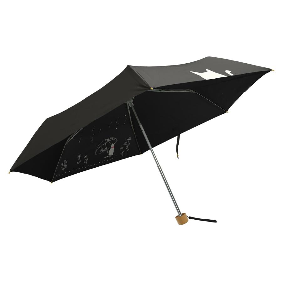 折りたたみ傘 折り畳み傘 晴雨兼用  uvカット 紫外線対策 完全遮光  軽量 強風対応 頑丈 日傘 雨用 コンパクト 収納袋 猫柄 ねこ 撥水 二つ折り |  | 14