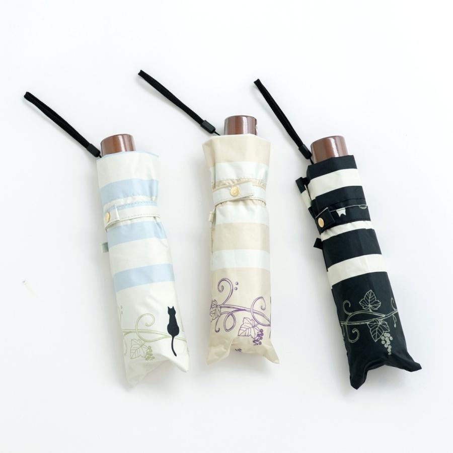 折りたたみ傘 折り畳み傘 晴雨兼用 UVカット 紫外線対策 完全遮光 軽量 強風対応 頑丈 日傘 雨用 コンパクト 収納 袋 猫柄 ねこ 撥水 二つ折り |  | 08