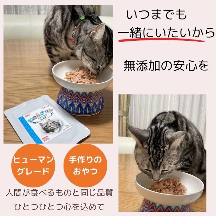 キャットフード 猫 おやつ まぐろ＆ささみセット 計2パック にゃんナック 国産品 無添加 無着色 グレインフリー 猫用品 にゃんナック 餌 ネコ キーテイル | KeyTail | 11