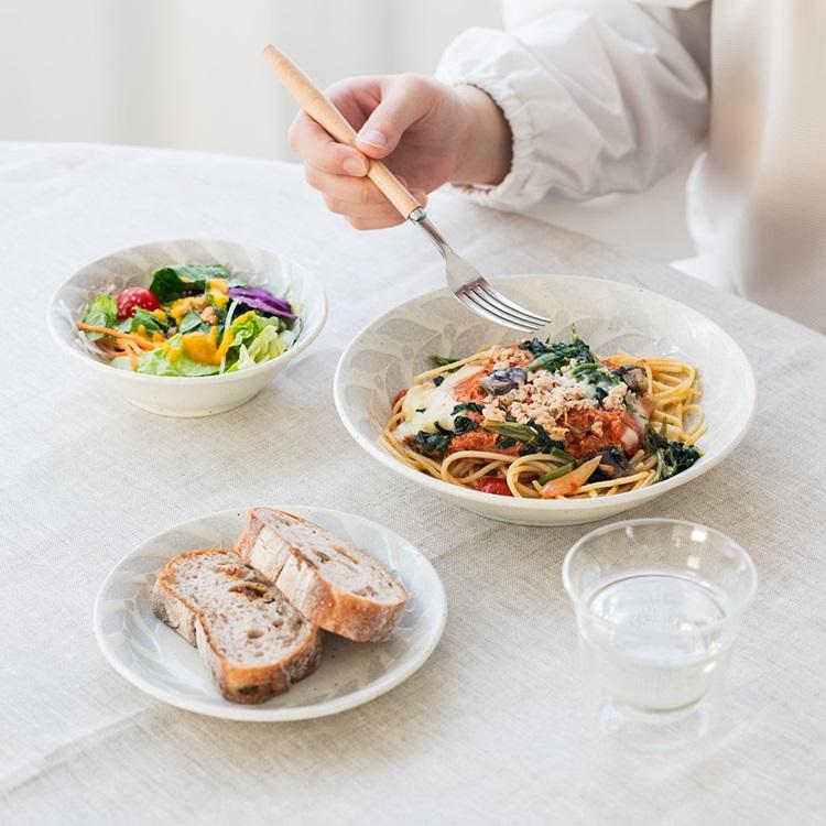 日本製 美濃焼 ボウル サラダボウル ｜ 美濃焼 ローレル ボウル 21.5cm グリーン KEYUCA(ケユカ) | KEYUCA | 06