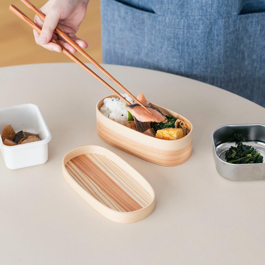 弁当箱 女子 大人 ランチボックス 1段 食洗機OK レンジOK｜ 山中塗 食洗機対応 レンジ天然木わっぱ 600ml  KEYUCA(ケユカ) | KEYUCA | 07