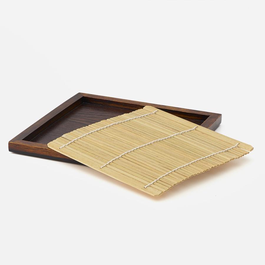 そば用食器 そば用皿 キッチン用品 蕎麦 そば 皿 蕎麦用ざる そばざる 蕎麦ざる 器[[山中塗] 天然木 そば皿 カク KEYUCA ケユカ] | KEYUCA | 01