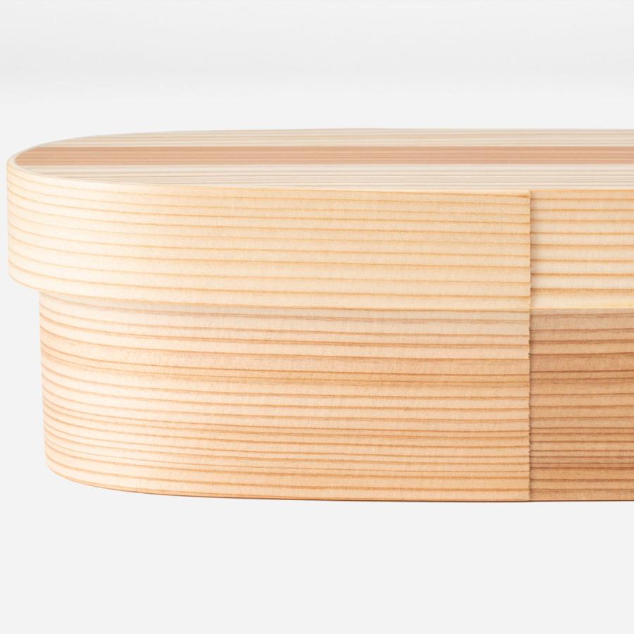 弁当箱 女子 大人 ランチボックス 1段 食洗機OK レンジOK｜ 山中塗 食洗機対応 レンジ天然木わっぱ 450ml  KEYUCA(ケユカ) | KEYUCA | 03