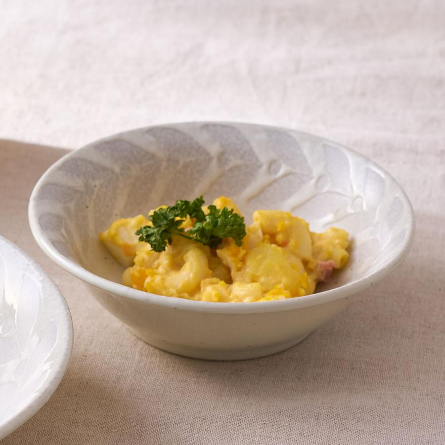 日本製 美濃焼 ボウル サラダボウル ｜ 美濃焼 ローレル ボウル φ14.5cm グレー KEYUCA(ケユカ) | KEYUCA