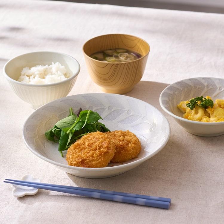 日本製 美濃焼 ボウル サラダボウル ｜ 美濃焼 ローレル ボウル φ14.5cm グレー KEYUCA(ケユカ) | KEYUCA | 07