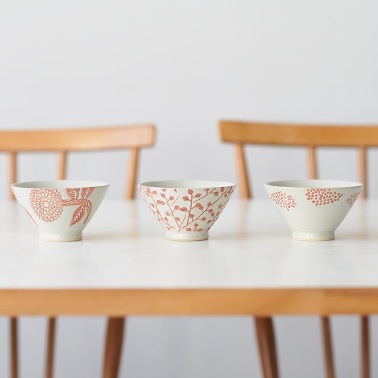 KEYUCA（ケユカ） こずえ茶碗 霞 波佐見焼 飯椀 小さめ 軽量 和食器