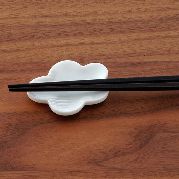 箸置き おしゃれ[[美濃焼] 白磁箸置き hana KEYUCA ケユカ] | KEYUCA | 01
