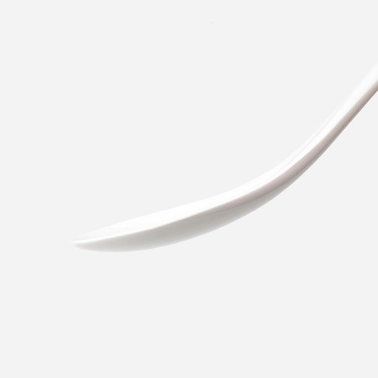 デザートスプーン 白 ホワイト 強化磁器 食洗器対応 日本製 国産 シンプル おしゃれ｜ 磁器のヨーグルトスプーン  KEYUCA(ケユカ) | KEYUCA | 02