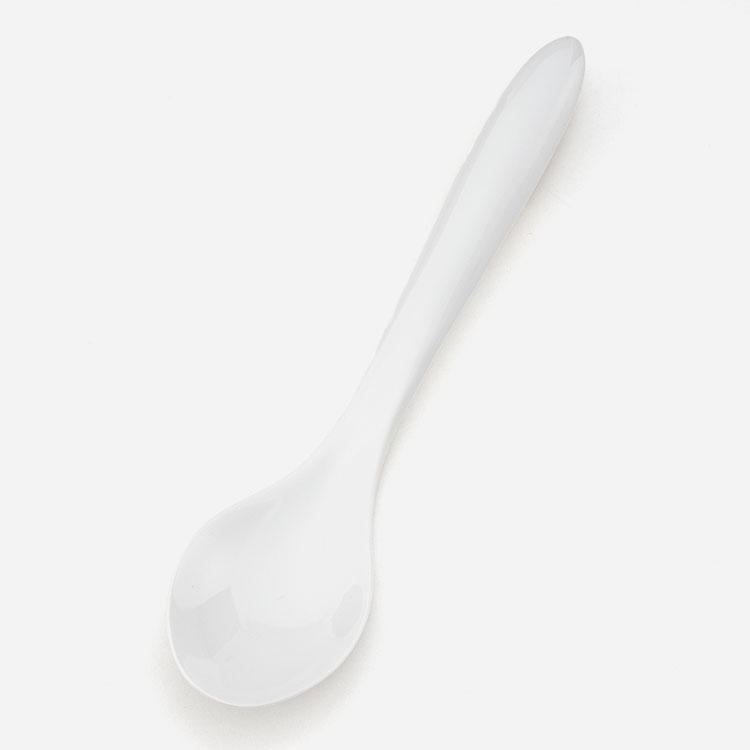 磁器のカレースプーン ホワイト 強化磁器 日本製 食洗機OK 丸み形状で食べやすい シンプルデザイン ｜ KEYUCA 磁器のカレースプーン ケユカ | KEYUCA | 01