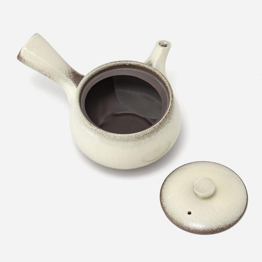 国産 日本製 急焼 きびしょ お茶入れ 陶磁器 陶器 ｜ 【萬古焼】chanomi平網急須  KEYUCA(ケユカ) | KEYUCA | 01