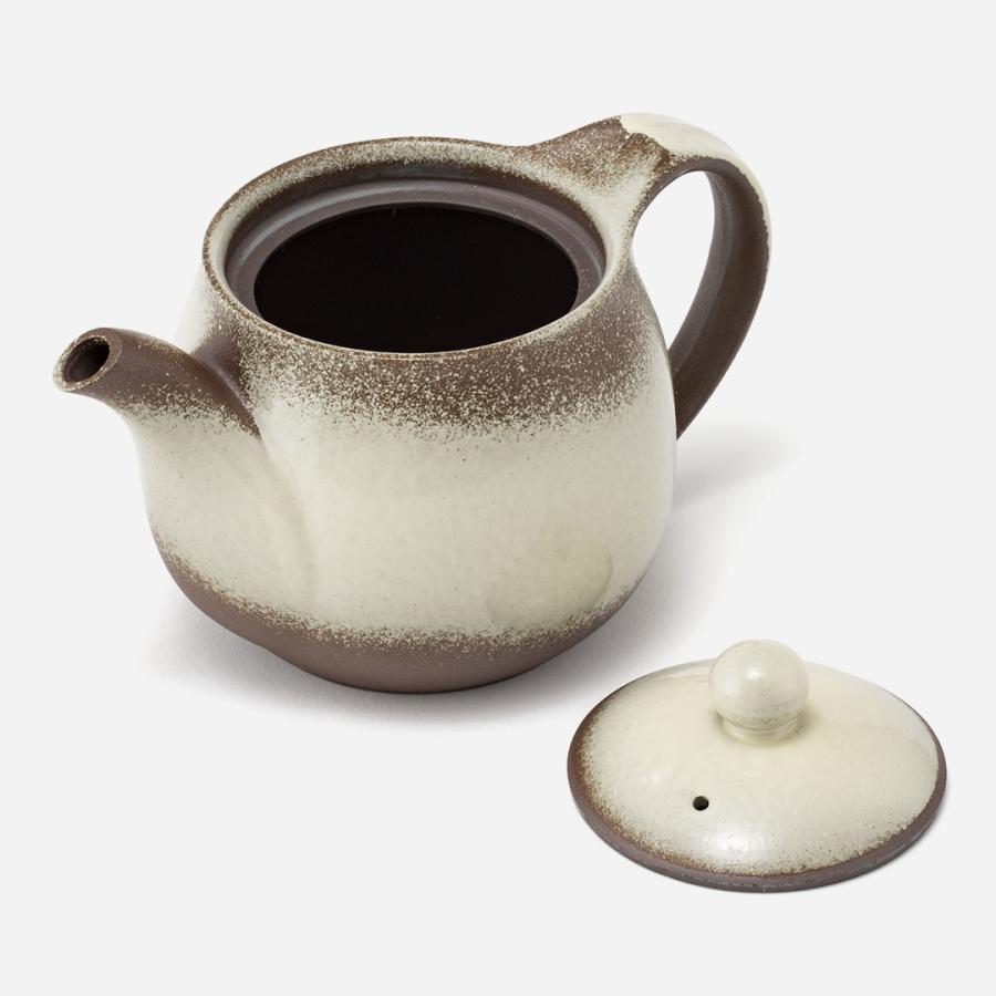 国産 日本製 急焼 きびしょ お茶入れ 陶磁器 陶器 ｜ 【萬古焼】chanomi平網ポット  KEYUCA(ケユカ) | KEYUCA | 01