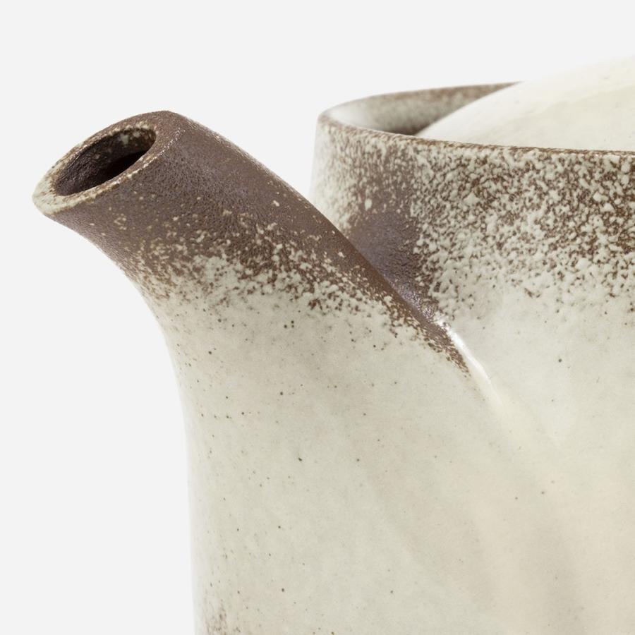 国産 日本製 急焼 きびしょ お茶入れ 陶磁器 陶器 ｜ 【萬古焼】chanomi平網ポット  KEYUCA(ケユカ) | KEYUCA | 02
