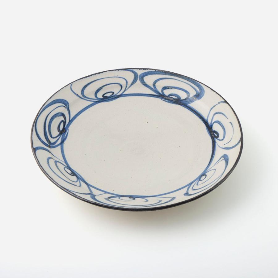 国産 食器 器 取り皿 料理皿 7寸皿 手書き｜ 瀬戸焼 筆絵馬の目皿21cm  KEYUCA(ケユカ) | KEYUCA | 01