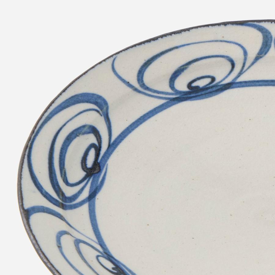 国産 食器 器 取り皿 料理皿 7寸皿 手書き｜ 瀬戸焼 筆絵馬の目皿21cm  KEYUCA(ケユカ) | KEYUCA | 03