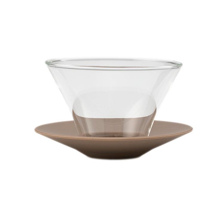 KEYUCA（ケユカ） Glaco ガラスドリッパー S コーヒー用 ホルダー付き