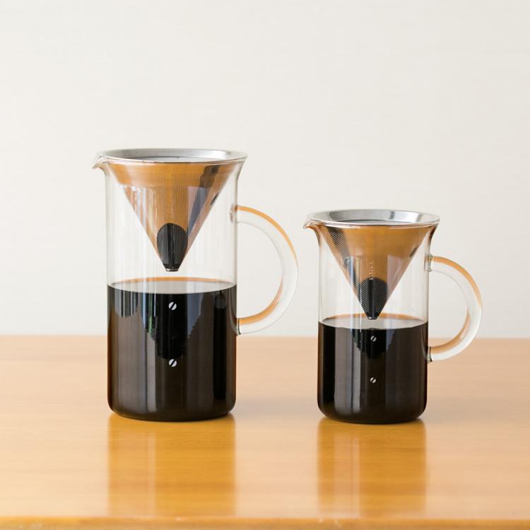 カラフェ コーヒー ピッチャー ガラス ドリッパースタンド ドリップ 珈琲[Cezan コーヒーカラフェセット 600ml KEYUCA ケユカ] | KEYUCA | 09