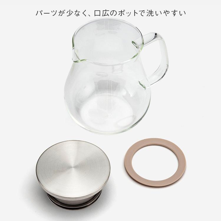 KEYUCA ティーポット ガラスポット 紅茶 耐熱ガラス 電子レンジ