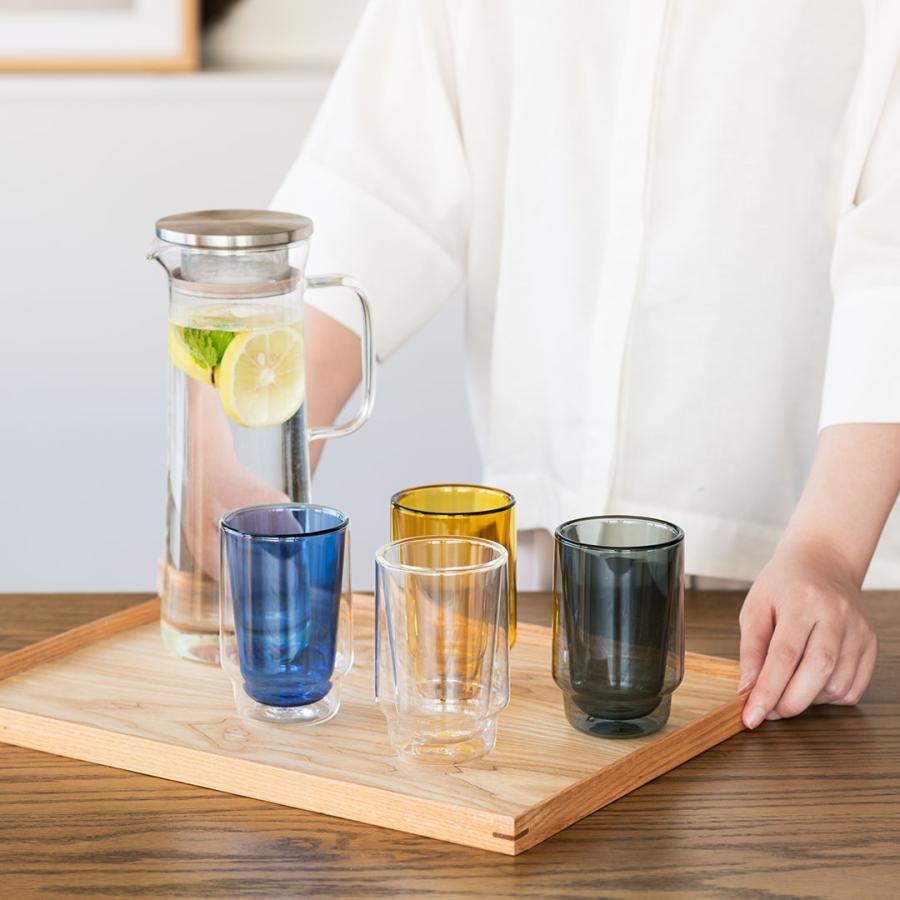 KEYUCA ガラスピッチャー ガラスポット ウォータージャグ ガラス