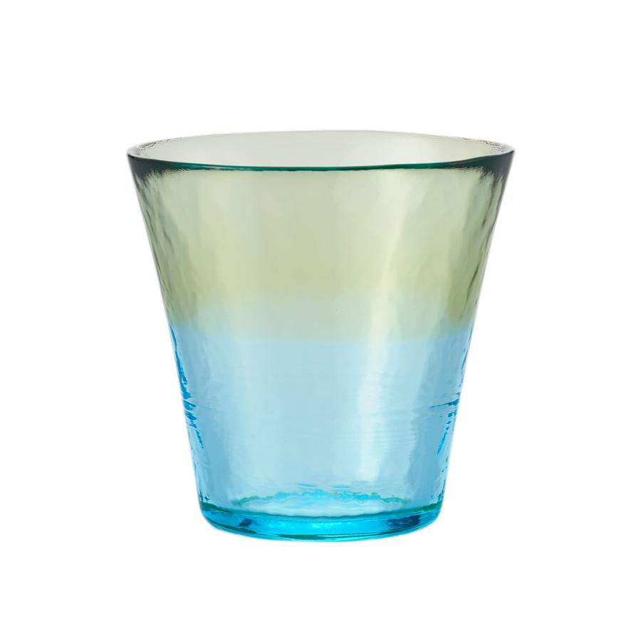 日本製 国産 ハンドメイド 手作り 津軽びいどろ グラス シンプル かわいい おしゃれ ガラス ビードロ デザイン にほんの色 グラス S 白藍 Keyuca ケユカ Keyuca 通販 Paypayモール