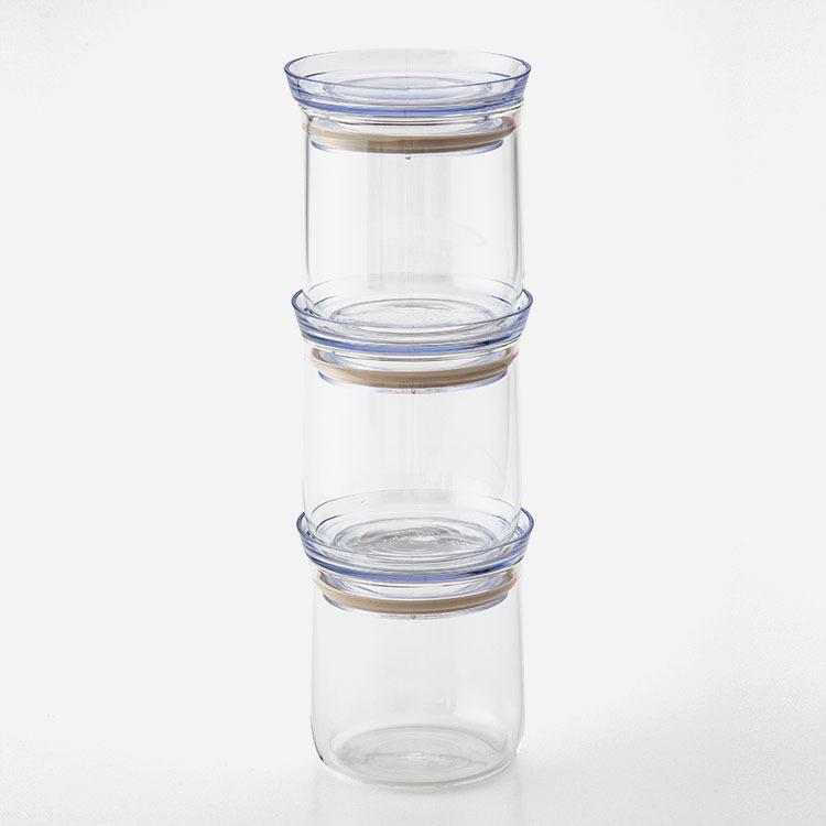 KEYUCA（ケユカ） キッチン用品 保存容器 耐熱ガラス 食洗器対応 重ね