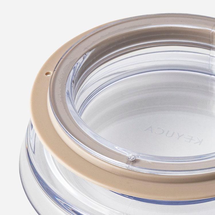 キッチン用品 保存容器 耐熱ガラス 食洗器対応 重ねて収納 無地[Hozos 耐熱ガラスキャニスター 1400ml KEYUCA ケユカ] | KEYUCA | 03