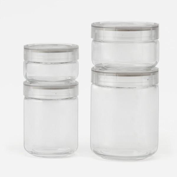 ガラスボトル 保存容器 420ml シンプル 密閉 キッチン収納 スパイス保存 清潔感 ｜ KEYUCA kuus ガラスボトル 保存容器 420ml ケユカ | KEYUCA | 03