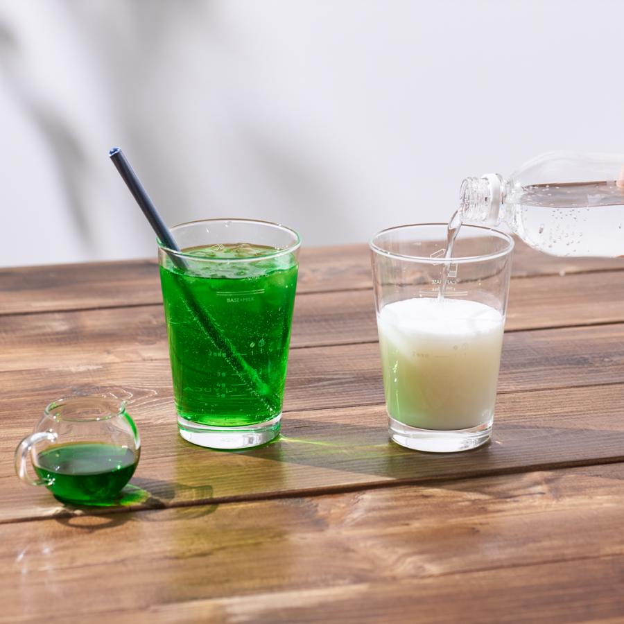 KEYUCA（ケユカ） タンブラー カフェオレベース 目安付き 炭酸水