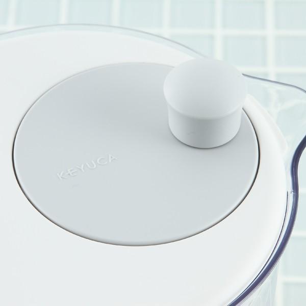 水切り器 スピナー 水切り 野菜 目盛り付き 分解して洗える 野菜水切り器 ｜ KEYUCA スリム サラダスピナー ケユカ | KEYUCA | 04