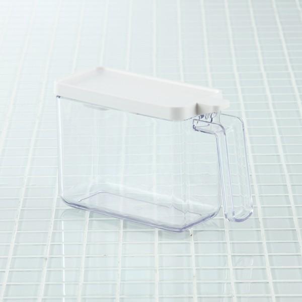 調味料入れ 調味料ストッカー 砂糖入れ 塩入れ 保存容器 小麦粉[トワイロ クッキングポット スリム ホワイト KEYUCA ケユカ] の商品画像