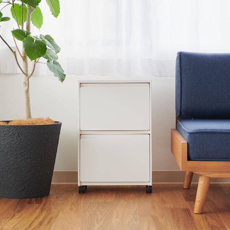 KEYUCA ゴミ箱 40L 収納ボックス 分別ゴミ箱 ワゴン スリム KEYUCA ゴミ箱 40L 収納ボックス 分別ゴミ箱 ワゴン スリム