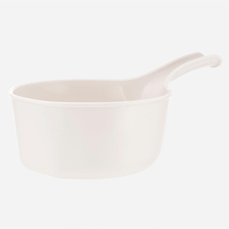 ハンディボウル 手桶 洗面器 軽量 持ちやすい バスグッズ シンプル ホワイト ｜ KEYUCA salao ハンディボウル ケユカ | KEYUCA | 01