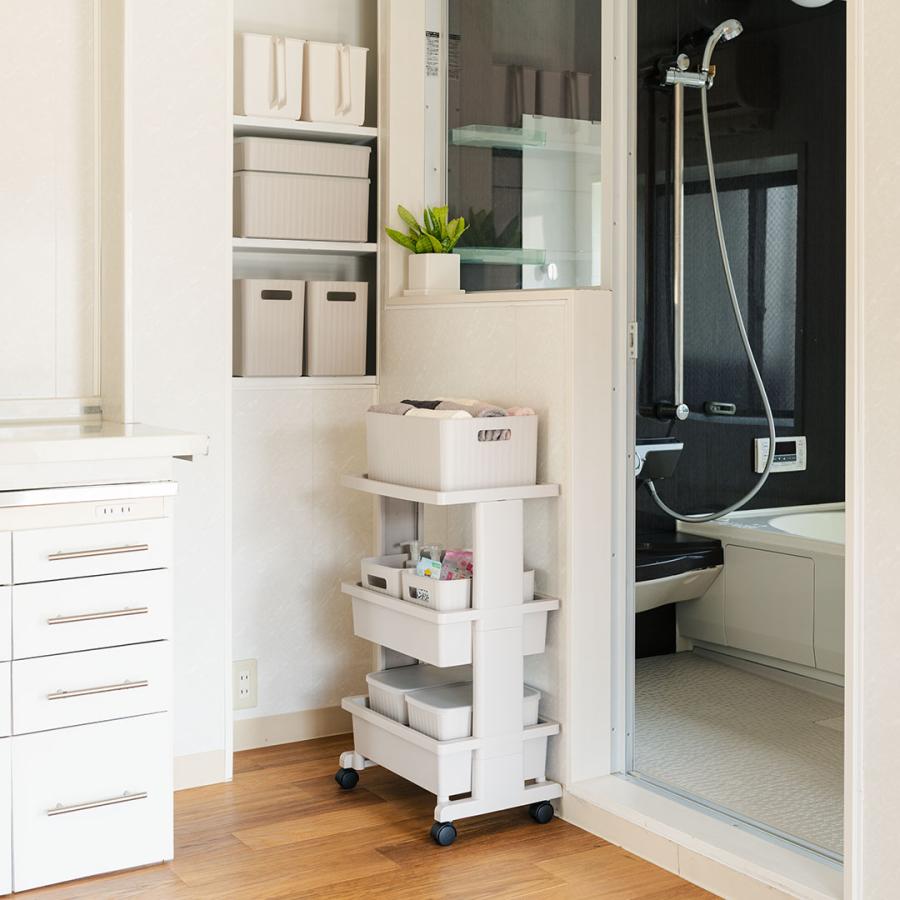 KEYUCA（ケユカ） 収納ボックス おしゃれ Pearno ソフトBOX スリム浅