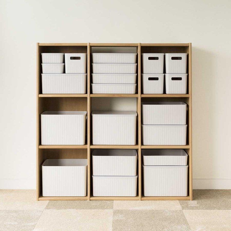 KEYUCA（ケユカ） 収納ボックス ソフト グレー おしゃれ 衣類収納