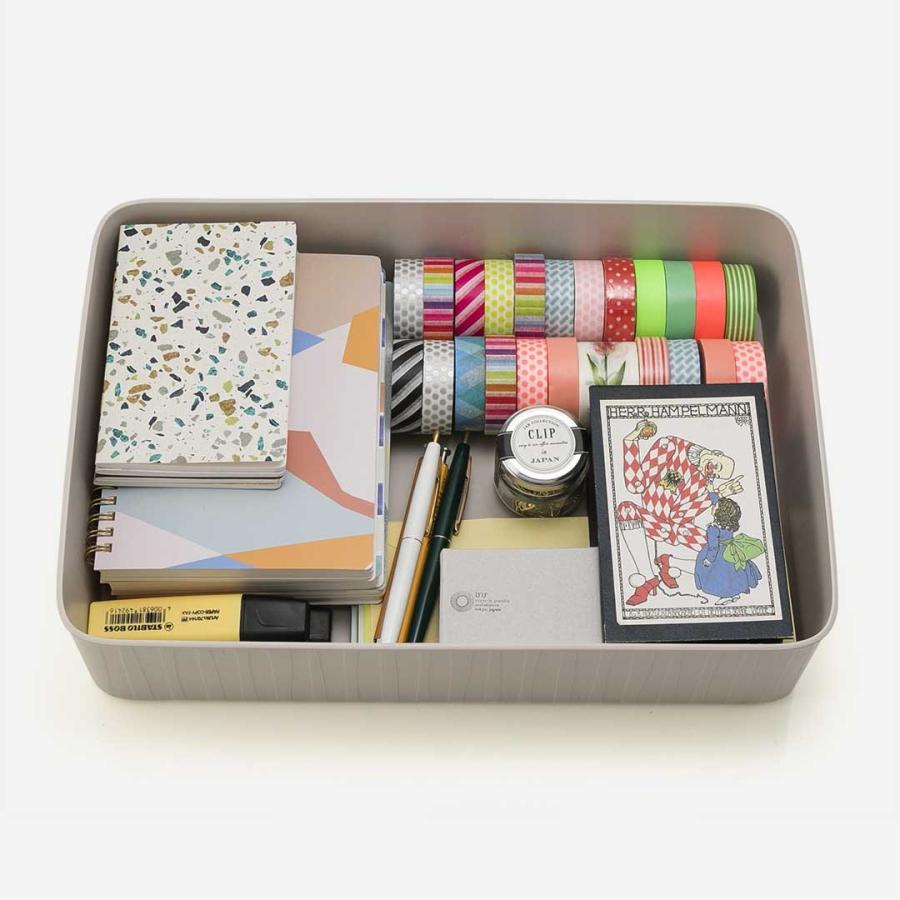 収納ボックス おしゃれ Pearno ソフトBOX ワイド浅 W36×D25.7×H8cm KEYUCA ケユカ 子供 キッチン ノーマル | KEYUCA | 06