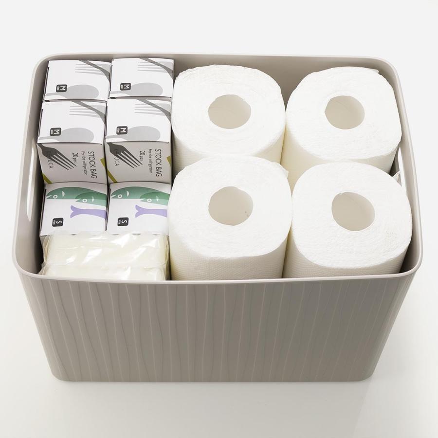 KEYUCA（ケユカ） 収納ボックス ソフト グレー おしゃれ 収納ケース